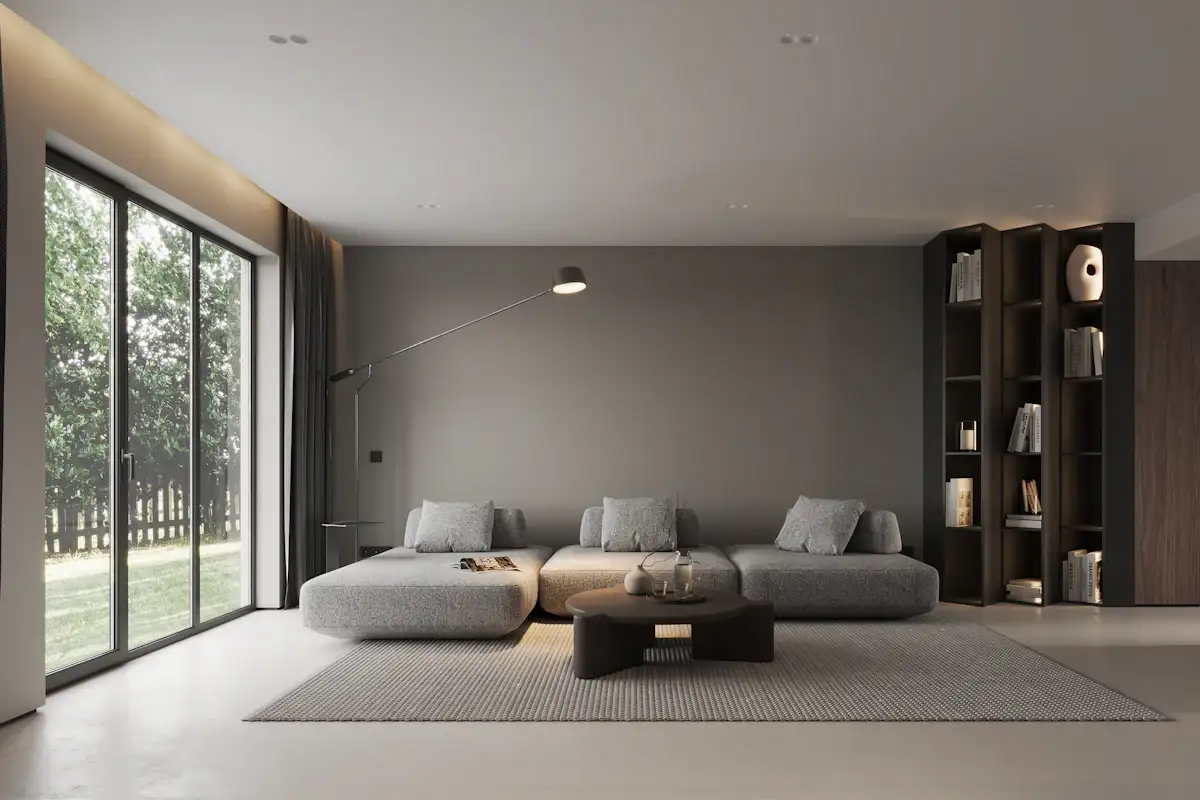 Bright living room