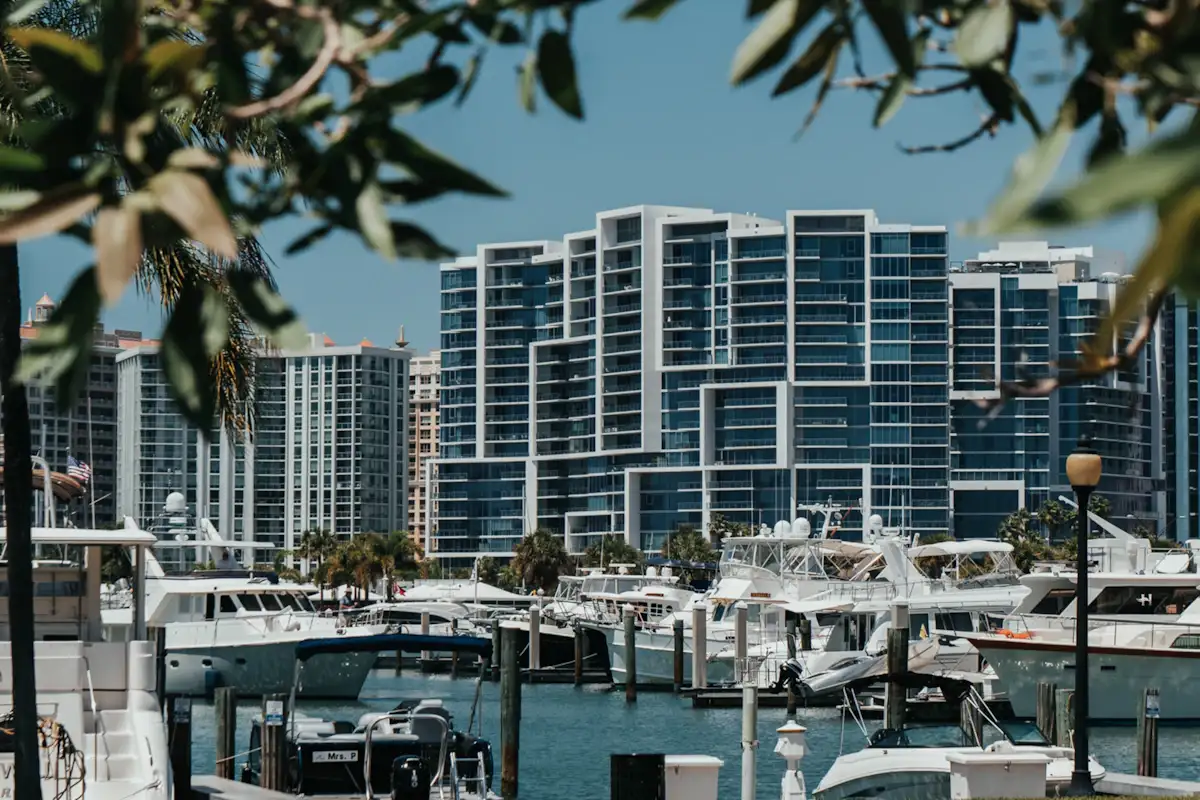 Downtown sarasota marina