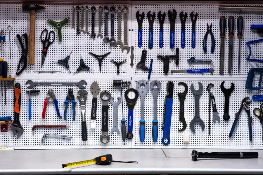 Hvac tools wall