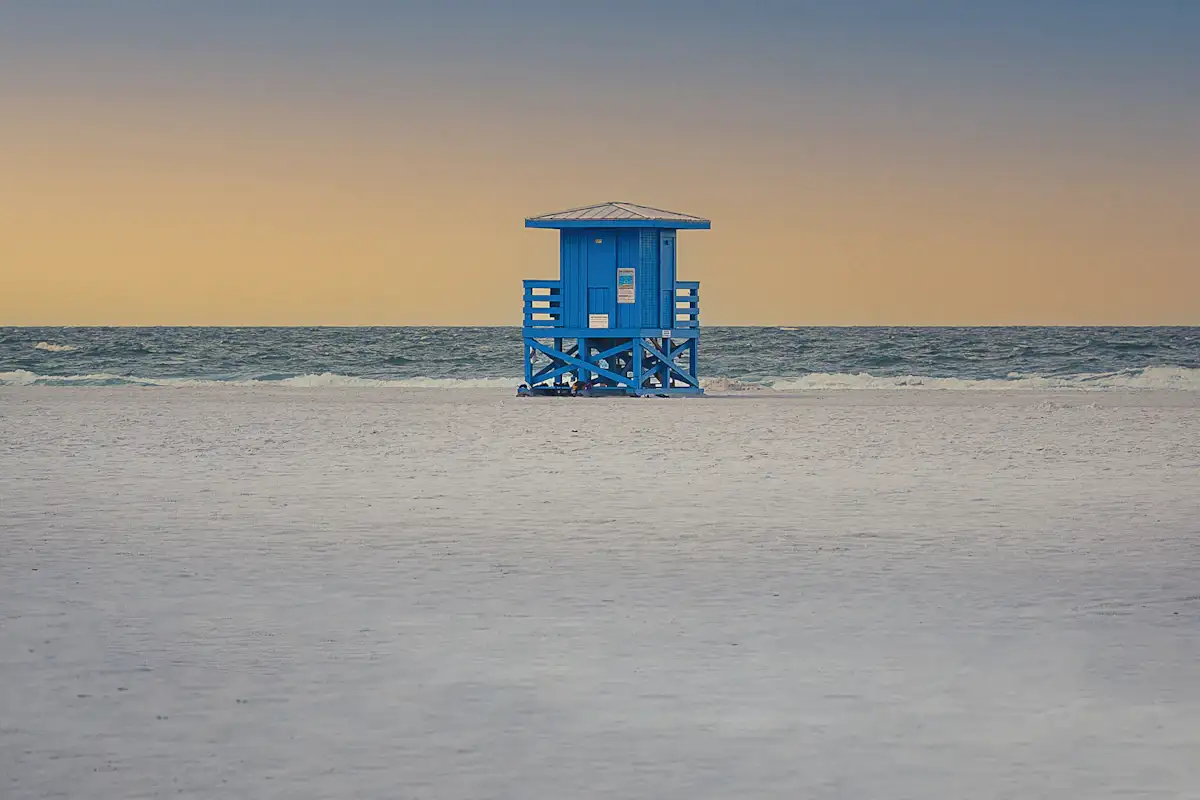 Siesta key lifeguard stand